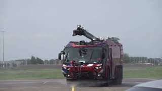 Aviodrome FlyIn Rescue Heroes Rosenbauer PANTHER 6x6 S Demonstration [upl. by Sunderland]