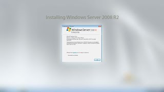 Installing Windows Server 2008 R2 [upl. by Azila712]