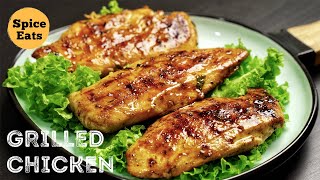 GRILLED CHICKEN  HEALTHY GRILLED CHICKEN RECIPE  GRILL CHICKEN RECIPE [upl. by Netsoj]