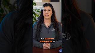 Exempt amp Non Exempt Employees Explained in 30 Seconds [upl. by Giovanni538]