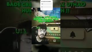 UG AYUSH FF ID BAN REPLY FROM MODERATOR PAWAN FF INDIA UNBAN UnGraduateGamer shorts [upl. by Irianat]