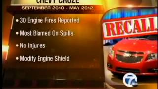 Chevy Cruze recall [upl. by Esiocnarf]