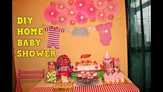 DIY Simple Home Baby Shower Theme For Girl [upl. by Eiliak600]