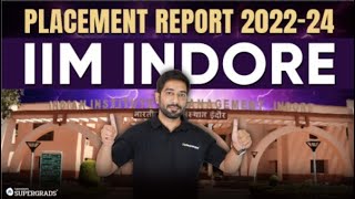 IIM Indore Placement Report 202224 💰💸 MBA Placement in 2024  IIM Indore Packages  IIM Placements [upl. by Kciredorb]