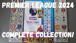 PANINI PREMIER LEAGUE STICKERS 100 COMPLETE PREMIER LEAGUE 2024 STICKER COLLECTION premierleague [upl. by Corly]