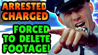 Cops Delete Footage After Arresting Man [upl. by Aihsirt]