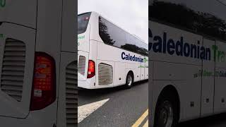 Caledonian Travel quotGo Green Go Caledonianquot Coach Nice And Friendly Driver Nodded 😃😃😃 [upl. by Aicenert]