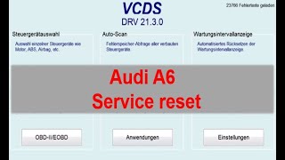 Wie du mit VCDS den Service deines Audi A6 4B C5 zurücksetzen kannst [upl. by Nalloh]