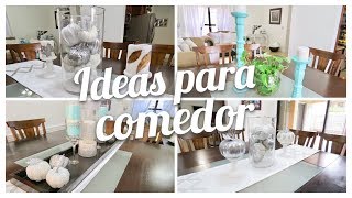 3 IDEAS PARA DECORAR TU COMEDOR  IDEAS ECONOMICAS [upl. by Terces]