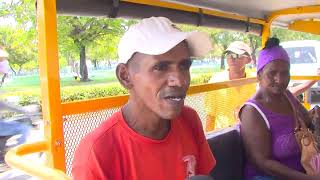 Triciclos eléctricos paliativo a la transportación de pasajeros en Santiago de Cuba [upl. by Eppesuig]