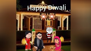 Diwali ka dhamaka 😱😁😛funnycartooncomedyanimatedfilmscartoon [upl. by Gardia]