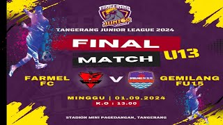 🔴FARMEL FC VS GEMILANG FC U13 [upl. by Gefen]