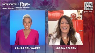 Laura Schwartz previews the 2025 Catersource and The Special Event Show with Robin Selden [upl. by Bernete]