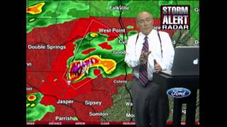 April 27 2011 Historic Tornado Outbreak  ABC 3340 Live Coverage 245pm1130pm [upl. by Idnim]