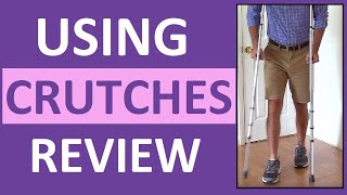 How to Use Crutches  2 3 4Point Gait SwingToThrough Stairs Nursing NCLEX [upl. by Irabaj547]