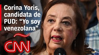 Corina Yoris quotNo soy la sustituta de María Corina Machadoquot [upl. by Ia]