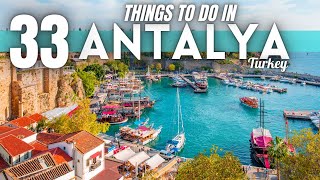 Best Things To Do in Antalya Turkey 2024 4K [upl. by Schubert485]