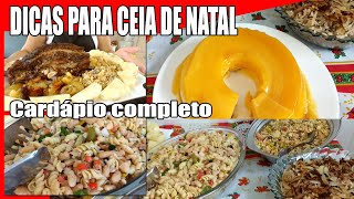 CEIA DE NATAL COMIDA DE FIM DE ANO  RECEITAS DA ROSA [upl. by Clarissa]