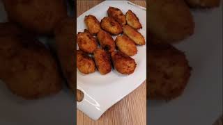 Croquetas de Bacalao  Deliciosa Receta Facil y Rapida [upl. by Atnauqahs]