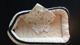 How to sew a baby nest  step by step tutorial to make your own dockatot [upl. by Eita]