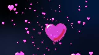 Pink Balloons Particles Background Featuring Valentine’s Day Free [upl. by Kopans269]