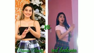 red bedonia vs Vanessa Alvarez TikTok danceTikTok trend [upl. by Drahcir]