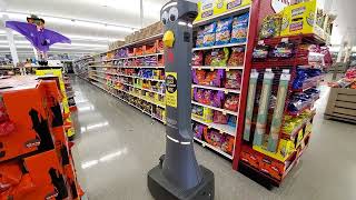 The Grocery Store Robot Clean Up in the Halloween Candy Isle Smithfield RI 10222024 [upl. by Meredi]