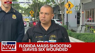 Florida mass shooting 6 bystanders shot 2 dead after Doral martini bar gunfight  LiveNOW from FOX [upl. by Stephanus]