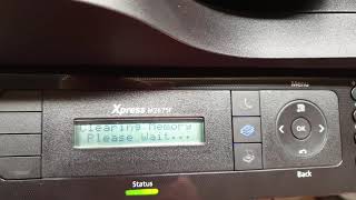 all Samsung laser printers clear Counter Reset menus Diagnose all problems [upl. by Willdon]