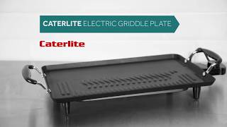 Caterlite Portable Electric Griddle CE224 [upl. by Aleacin]