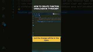 function overloading in typescript  Hindi Urdu  Ninja learners [upl. by Onitnelav]