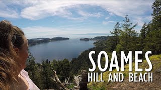 Soames Hill and Beach Sunshine Coast BC Canada [upl. by Atterbury]