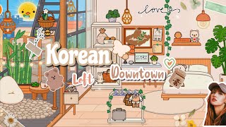 🧺Korean Downtown Loft Design🌿Toca Boca 🧸Tocalifeworld  Makeover [upl. by Oryaj]