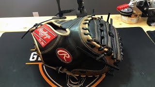 Rawlings Heart of the Hide PROCM33BSL Catchers Mitt Relacing [upl. by Anh]