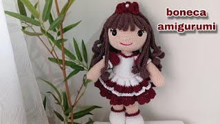 Boneca amigurumi passo a passo ❤️ [upl. by Helms]