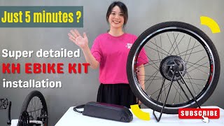 ✨Install easy fit Lvbu KH ebike conversion kit🚴‍♂️ Hereshow [upl. by Nariko]