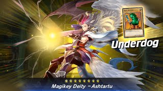 THE UNDERDOG DECK OF MASTER DUEL Magikey Deck with The New Support  YuGiOh Master Duel [upl. by Teodora]