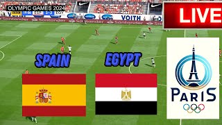 🔴LIVE Spain vs Egypt  OLYMPIC GAMES 2024  Match live now [upl. by Gherardo]