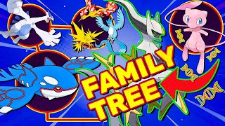 The COMPLETE Legendary Pokémon Family Tree [upl. by Anilak]