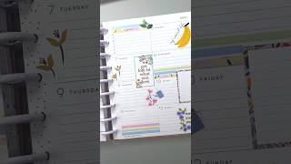 Classic Dashboard Happy Planner Spread 🩷🩷🩷 [upl. by Roselle]