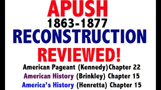 APUSH American Pageant Chapter 22 Review [upl. by Tillion]