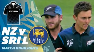 2015  NZ v SRI World Cup highlights  Pool game [upl. by Aneehsak]