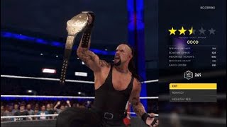 WWE 2K22 chokeslam for the win Taker vs HHH [upl. by Zealand410]