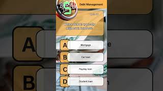 How to manage your Debt QUIZ  Debt Management 17 [upl. by Leahcimsemaj363]