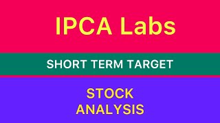 IPCA LABORATORIES SHARE TARGET 💹 IPCA LABORATORIES SHARE NEWS  IPCA ANALYSIS STOCKS NEWS 31024 [upl. by Nobie]