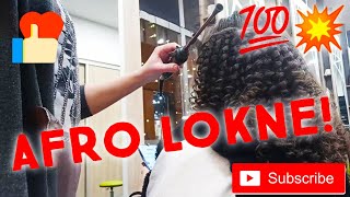 Kako napraviti AFRO LOKNE By AlisaH😊⚡ How to make AFRO CURLS [upl. by Renner735]