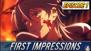 Katsugeki Touken Ranbu Episode 1 First Impressions  Interesting Start 活撃／刀剣乱舞 [upl. by Anabelle]