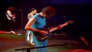 QUEEN  John Deacon playing GUITAR LIVE [upl. by Zielsdorf213]