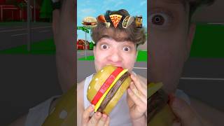 Giant Roblox Food Emoji ASMR 🤤🍔 [upl. by Belen33]