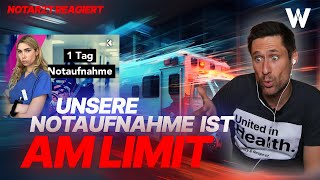 Arzt reagiert Unsere Notaufnahmen sind am Limit Einblicke in Arbeitsalltag amp Notfälle Reaction [upl. by Rramal]